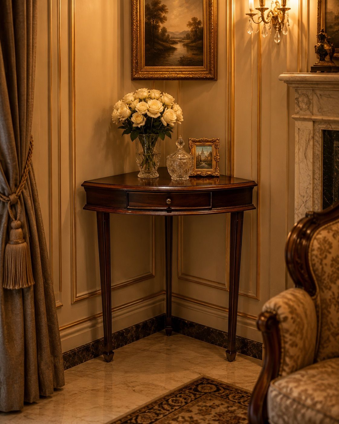 FRENCH CORNER TABLE