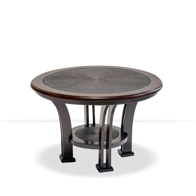 SENEGAL ROUND COFFEE TABLE LOW