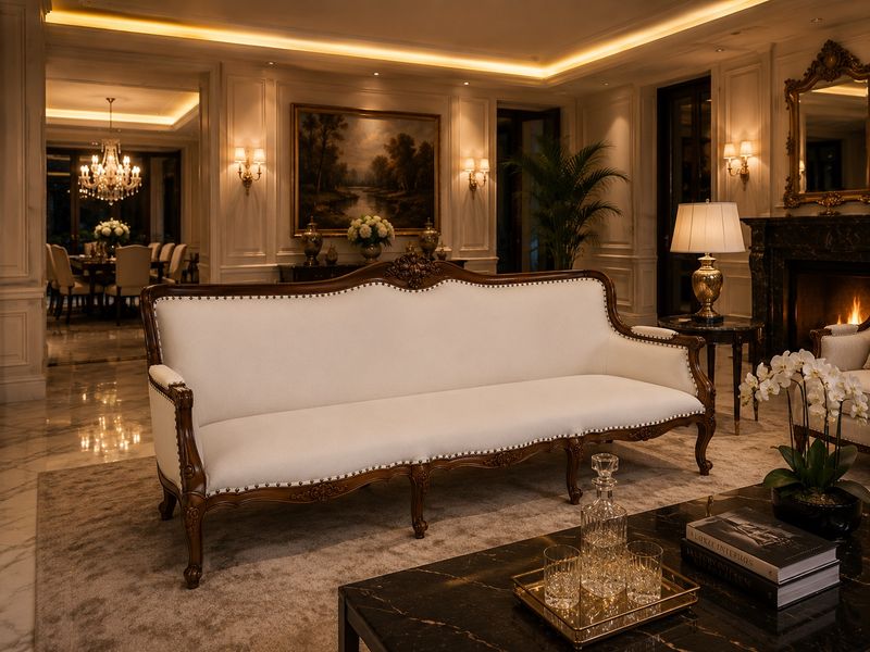 LOUIS WING 3 SEATER