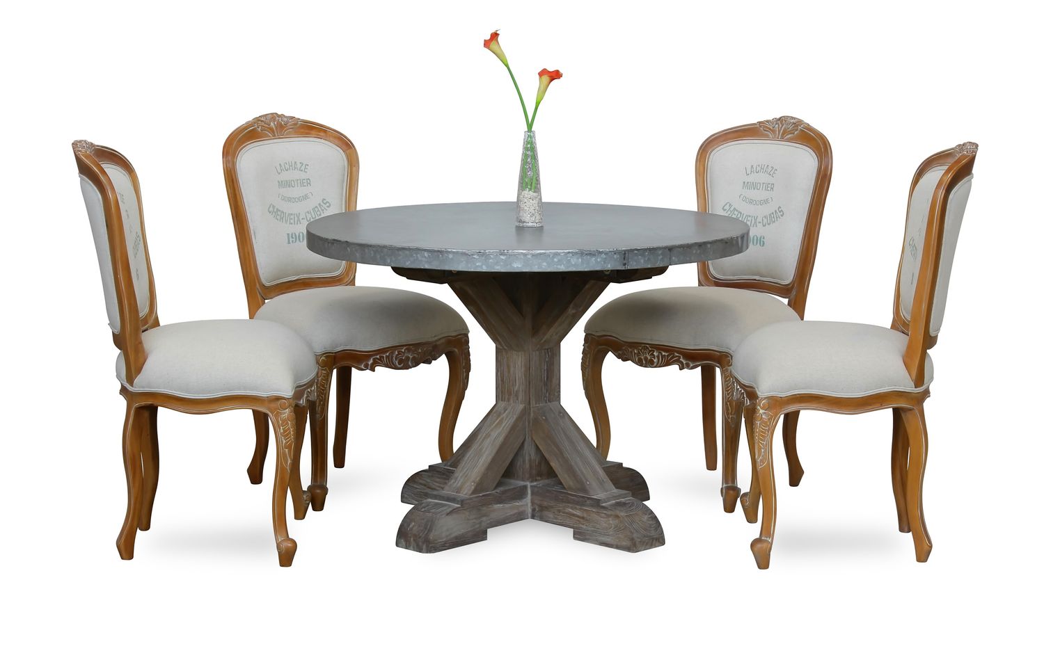 INDUSTRIAL ROUND DINING TABLE