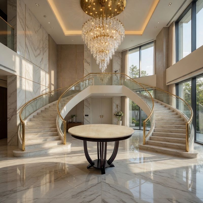 HYBRID TABLE 1.2m  CREAM MARBLE TOP