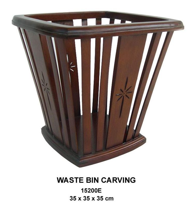 WASTE BIN CARVING