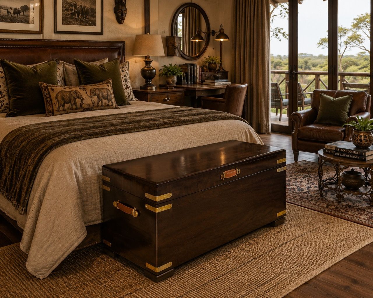 KINSHASA CHEST  WOOD