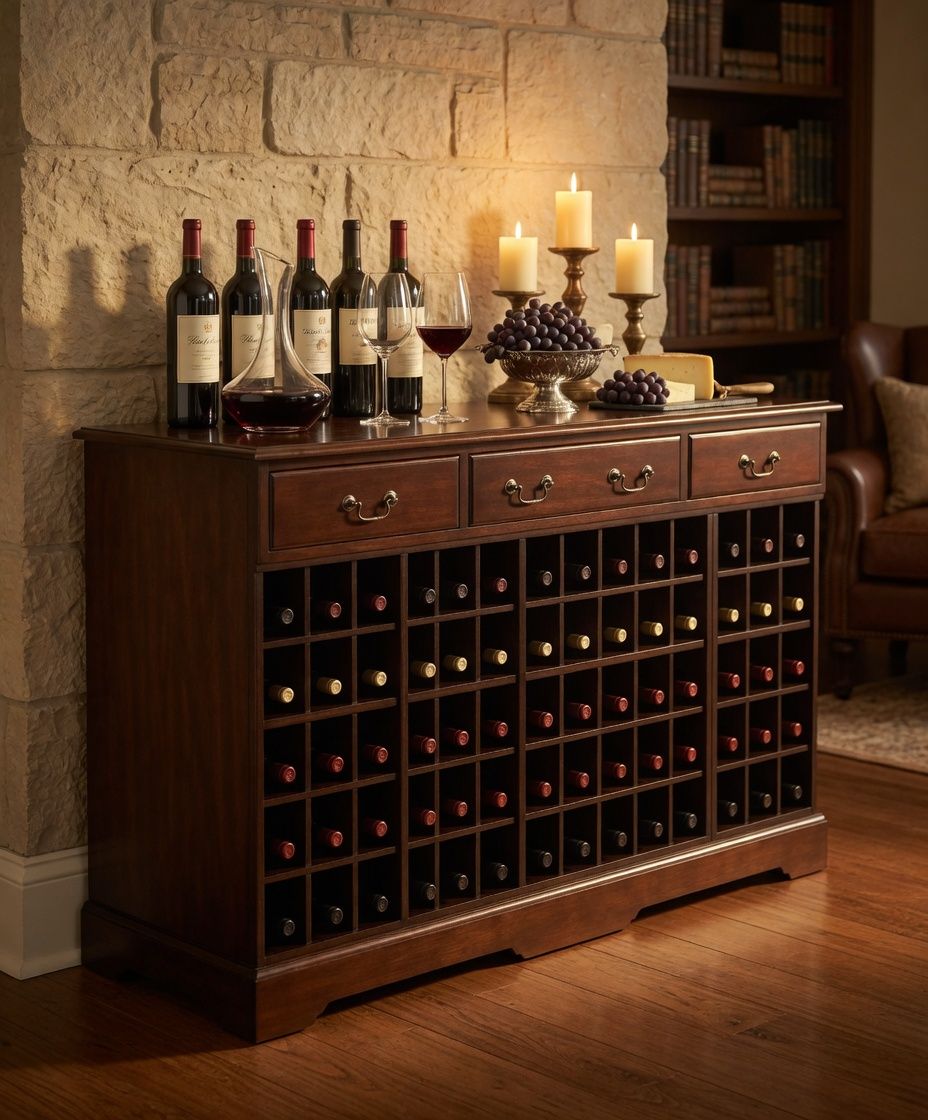 REGENCY WINE SHELF