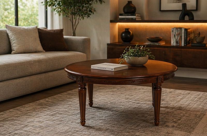 COFFEE TABLE STR LEG 90