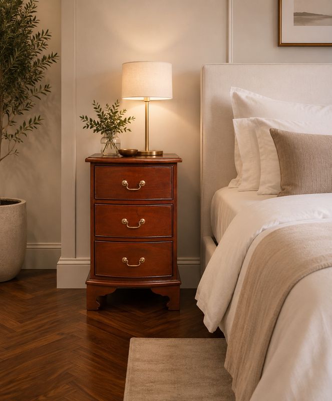 BEDSIDE 3DRW CAB LEG
