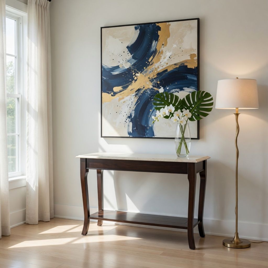 VALDIVIA CONSOLE TABLE 100 - MARBLE TOP