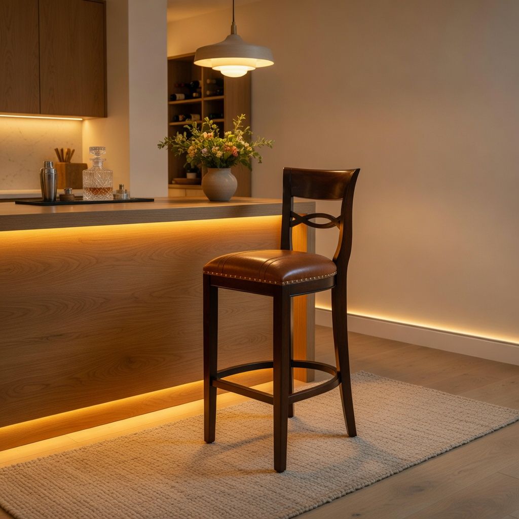 CLASSIC BAR STOOL - LEATHER