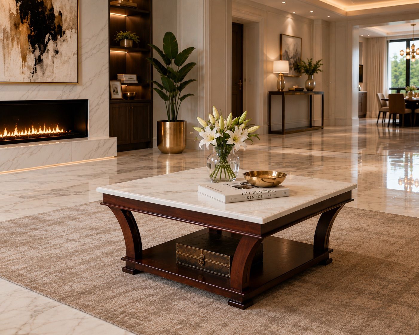 SENEGAL C/T 100X100 - MARBLE TOP