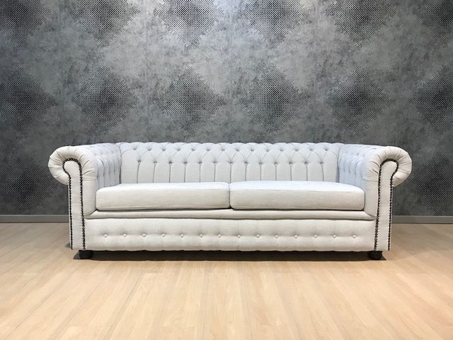 CHESTERFIELD 3 SEATER - FABRIC