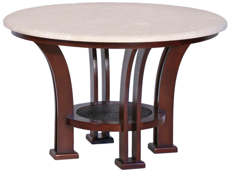 SENEGAL ROUND C/T LOW - MARBLE TOP