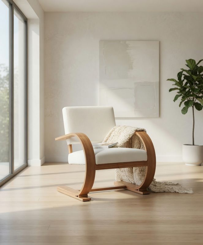 FRENCH MODENIST ARMCHAIR - CUSHION