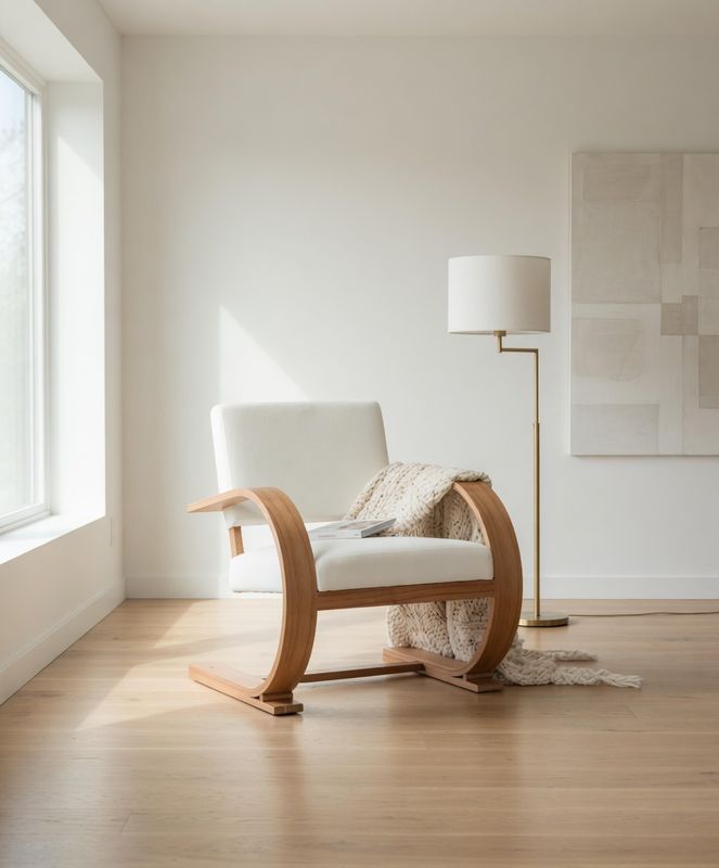 FRENCH MODENIST ARMCHAIR - CUSHION