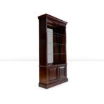 OPEN BOOKCASE - GLASS / MIRROR / LED