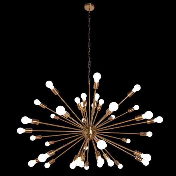 SUPERNOVA PENDANT- SATIN GOLD - LARGE
