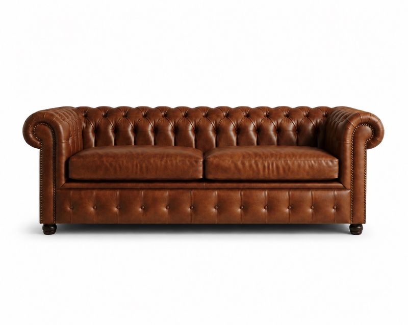 CHESTERFIELD 3 SEATER - LEATHER