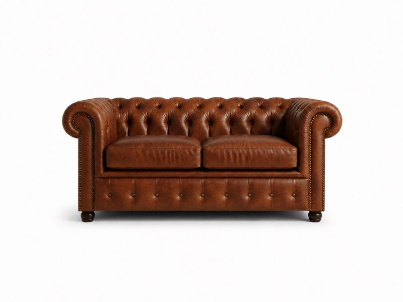 CHESTERFIELD 2 SEATER - LEATHER