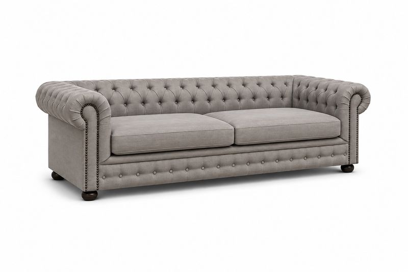 CHESTERFIELD 4 SEATER - FABRIC