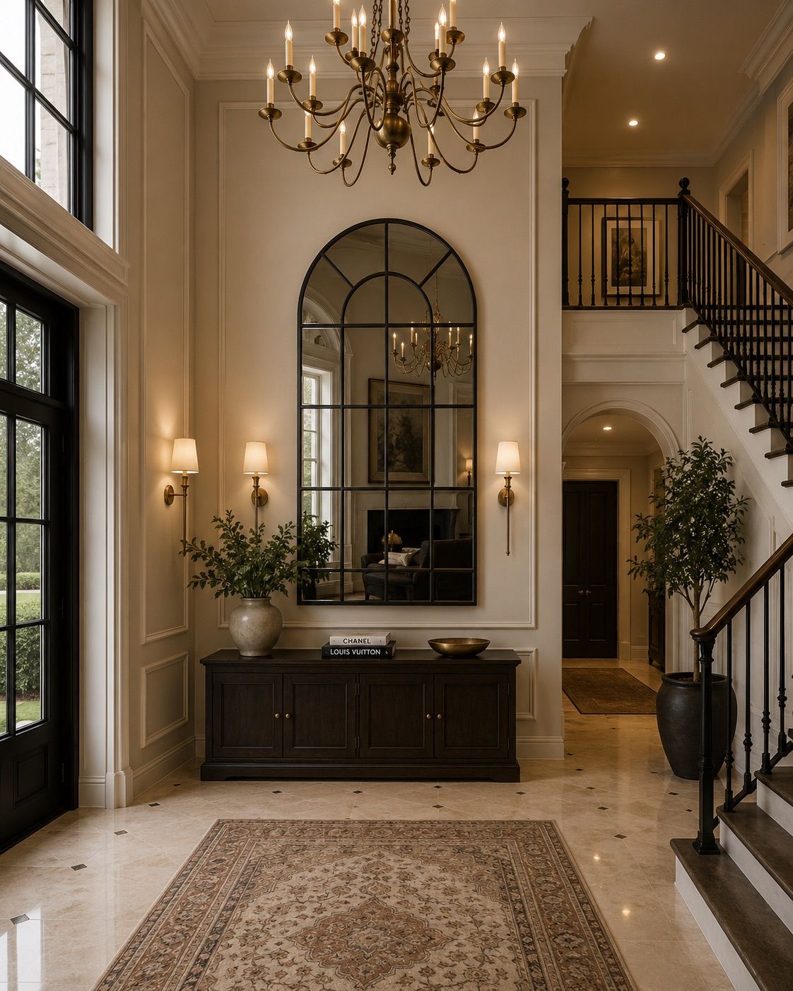 ARCH WINDOW MIRROR - LARGE
