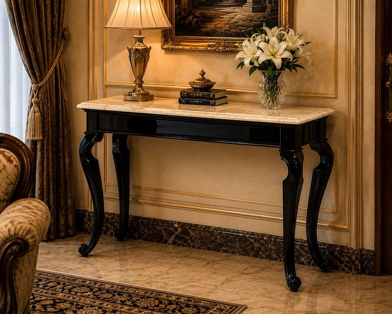 GAP CONSOLE TABLE 110 - MARBLE TOP