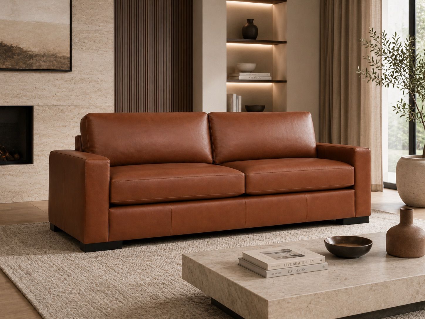 SOHO 3 SEATER - LEATHER