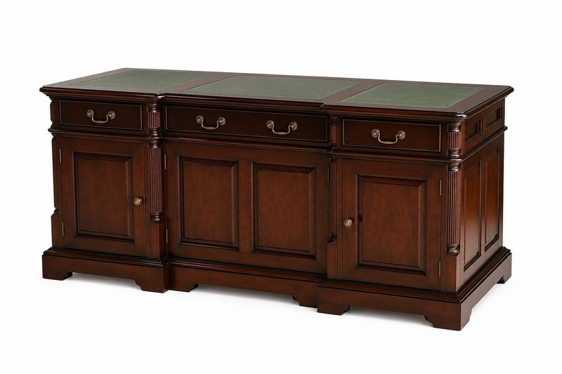 PARTNERS DESK LG + MODESTY PANEL