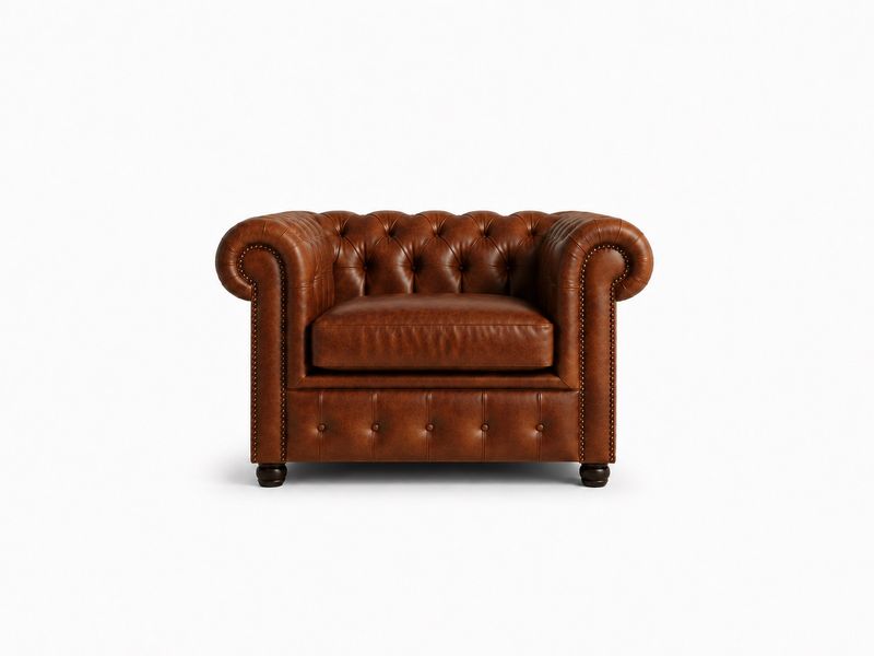 CHESTERFIELD 1 SEATER - LEATHER
