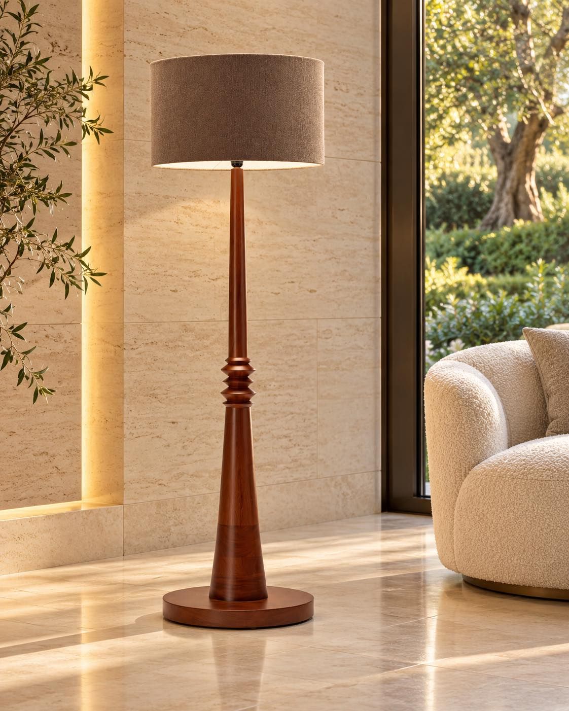 SCULPTURAL FLOOR LAMP