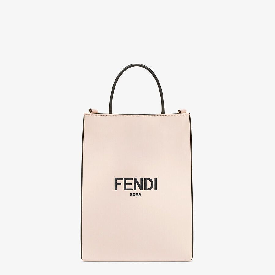 FENDI SMALL SHOPPING BAG LEATHER BAG