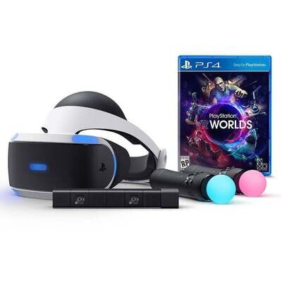 Sony PlayStation VR Worlds Bundle With Move Accessories