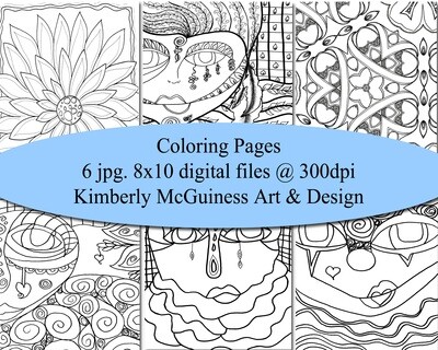 Coloring Pages-Digital Download