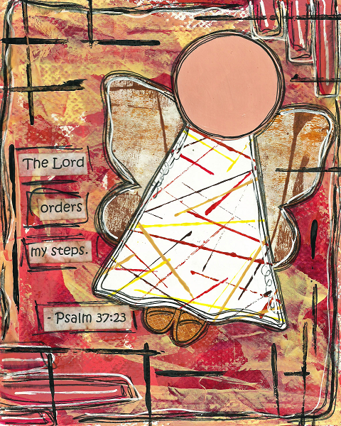 Psalm 37:23 Blank Note Card