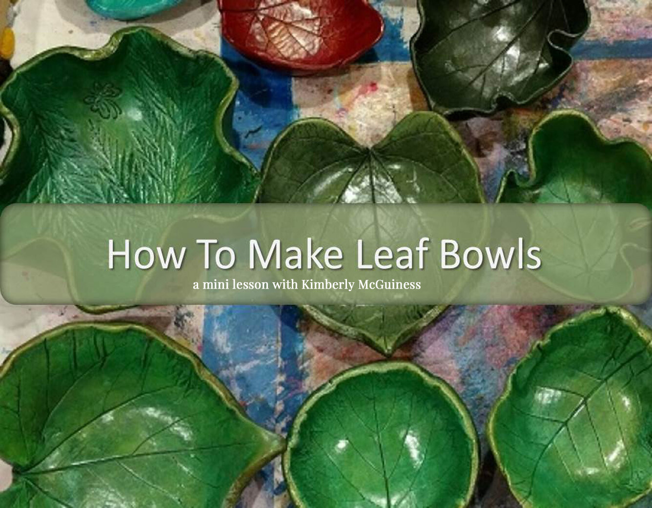 How To Make Leaf Bowls