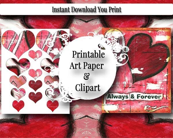 Valentine's Day Printable for Crafts & Decorations