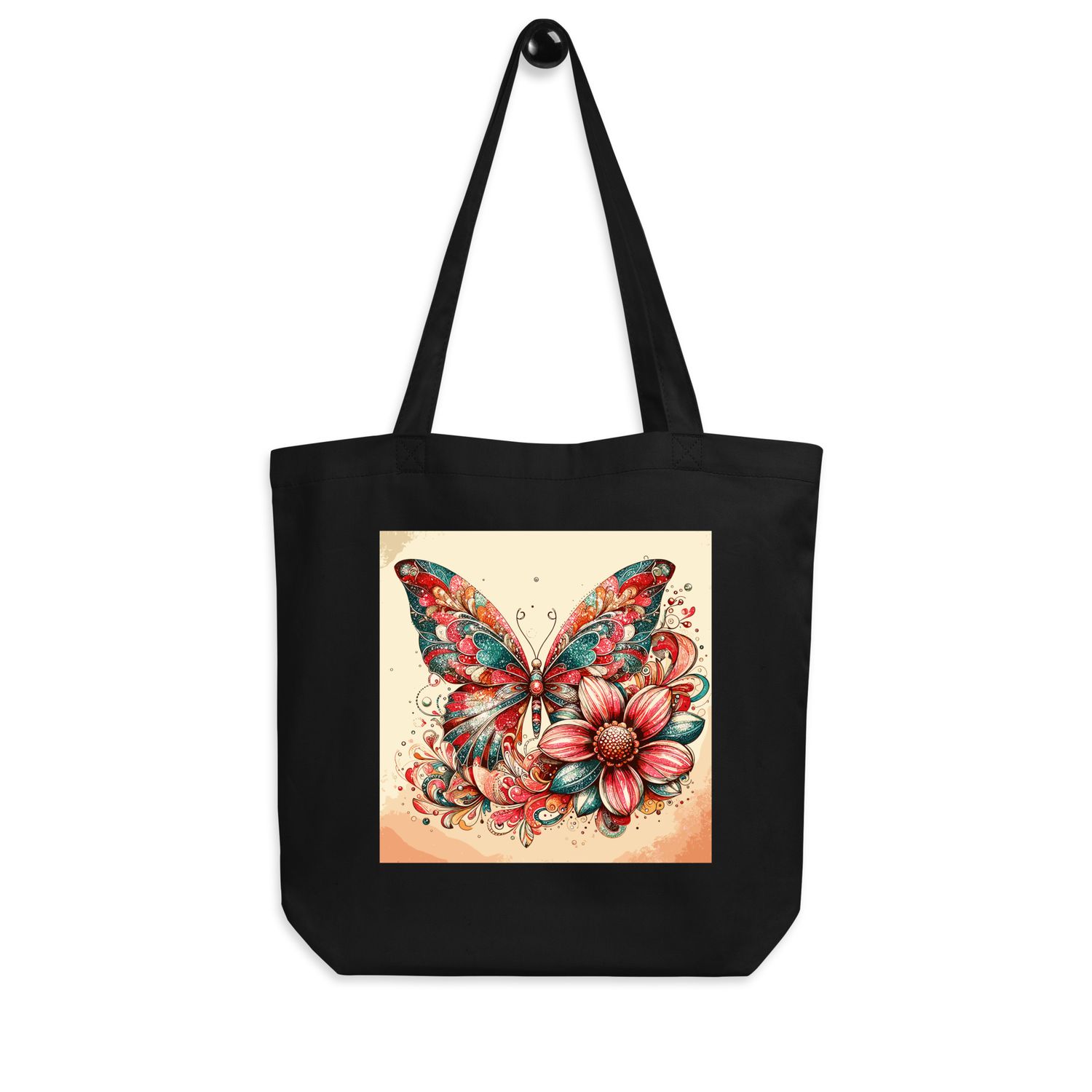 Eco Shopping Tote Bag-Butterfly