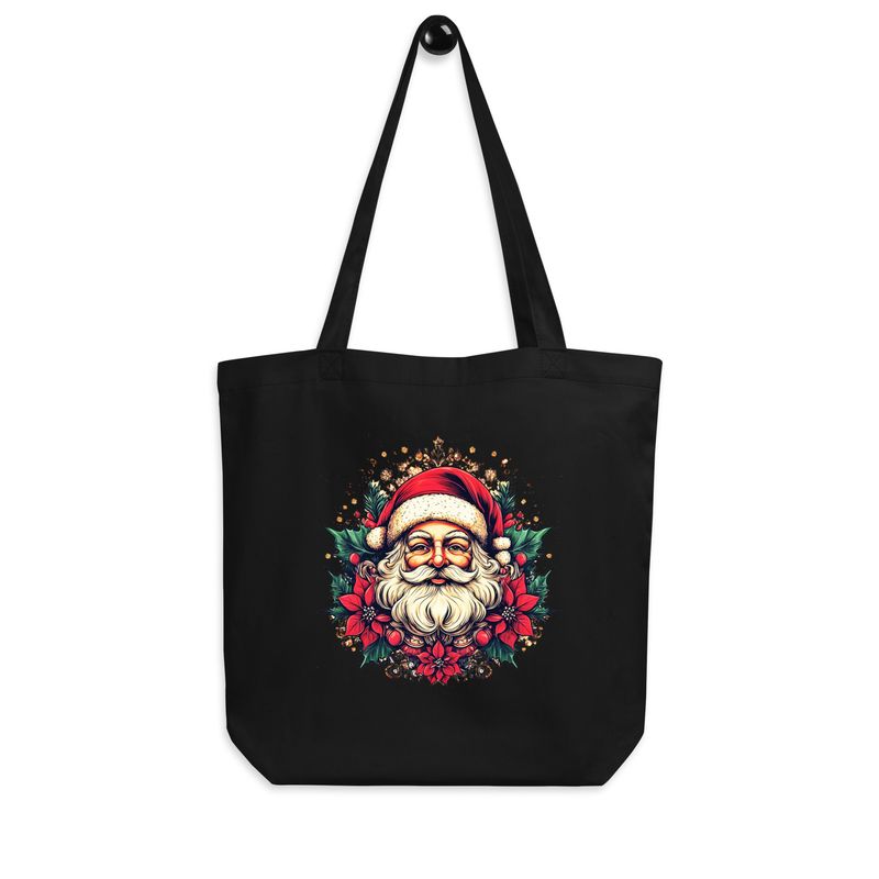 Eco Shopping Tote Bag-Santa Eco Shopping Tote Bag-Santa