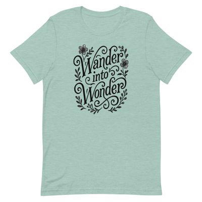 Unisex t-shirt-Wander Into Wonder Unisex t-shirt-Wander Into Wonder