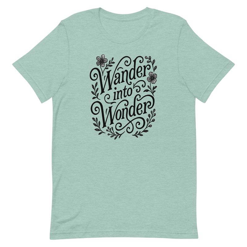 Unisex t-shirt-Wander Into Wonder Unisex t-shirt-Wander Into Wonder