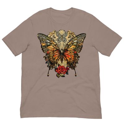 Gilded Wings – Baroque Butterfly & Bloom Tee Gilded Wings – Baroque Butterfly & Bloom Tee