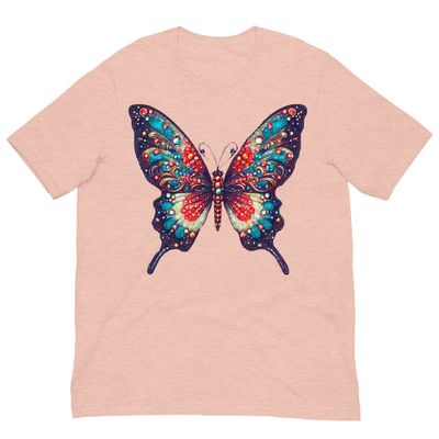 Celestial Wings – Cosmic Kaleidoscope Butterfly Tee Celestial Wings – Cosmic Kaleidoscope Butterfly Tee