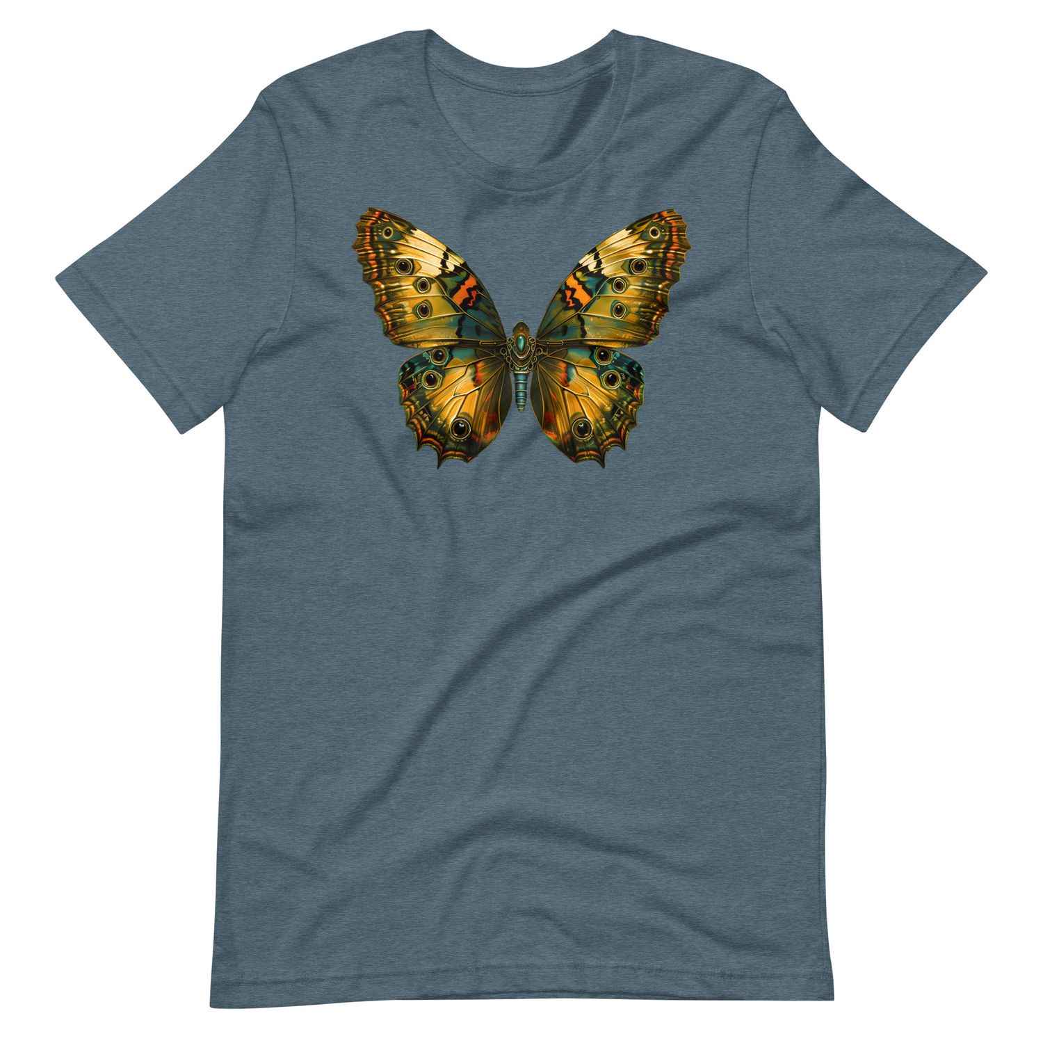 Golden Nocturne – Shadowed Butterfly Tee