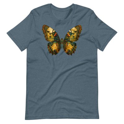 Golden Nocturne – Shadowed Butterfly Tee Golden Nocturne – Shadowed Butterfly Tee