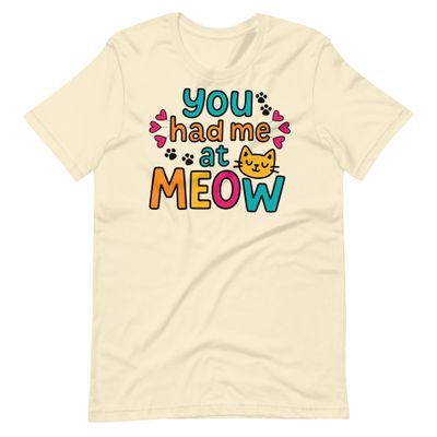 You Had Me at Meow – Color Pop Cat Crush Tee