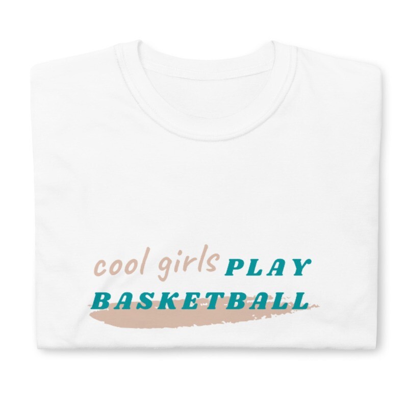 Cool girl&#39;s Play basketball Short-Sleeve Unisex T-Shirt