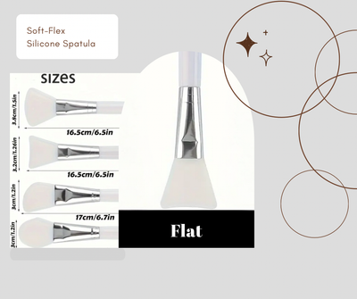 1 pc. Soft-Flex Silicone Spatula - Flat Shape