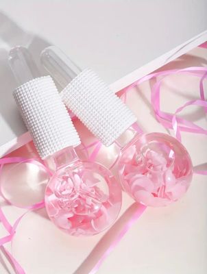 Facial  Beauty Globes - Light Pink Petals ( 2 pc ) in box