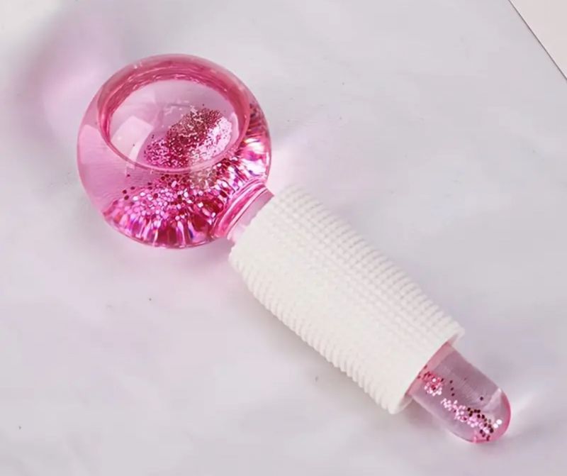 Facial  Beauty Globe - Glitter Pink (One globe)