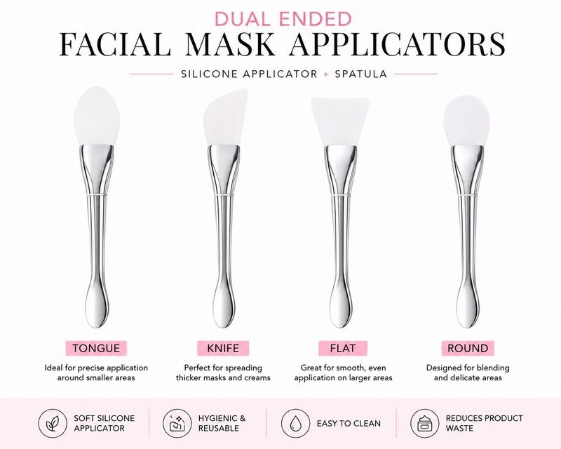 Dual Ended Facial Mask Applicator Dual Ended Facial Mask Applicator