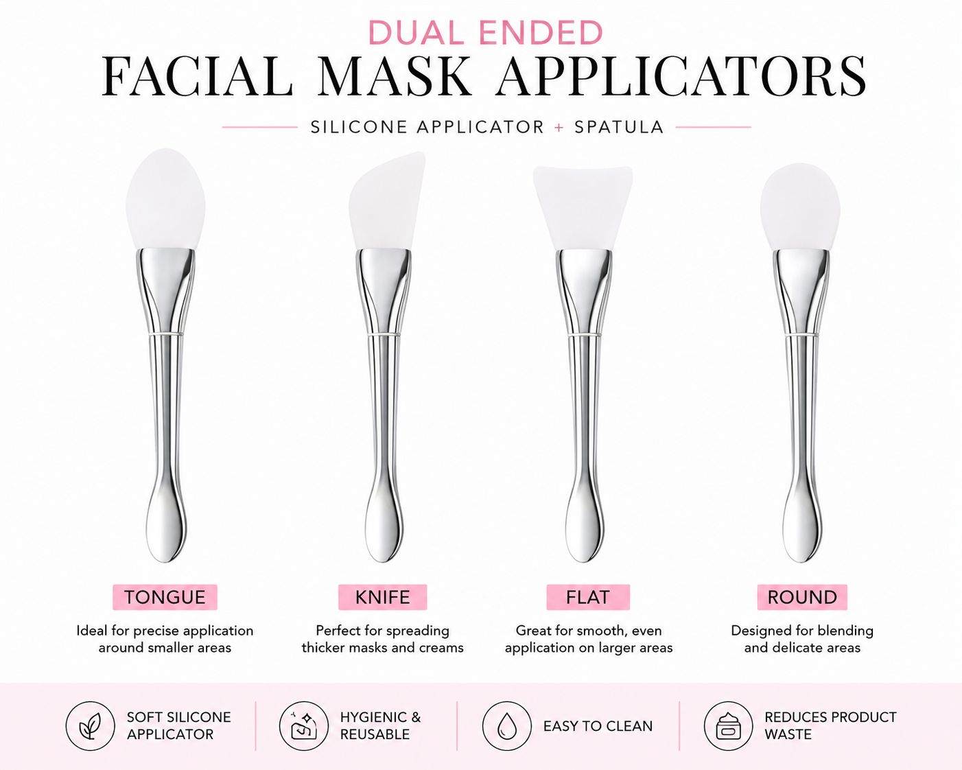 Dual Ended Facial Mask Applicator Dual Ended Facial Mask Applicator