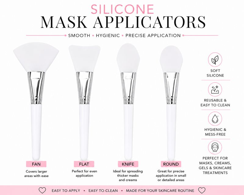 Facial Mask Silicone Applicator Facial Mask Silicone Applicator